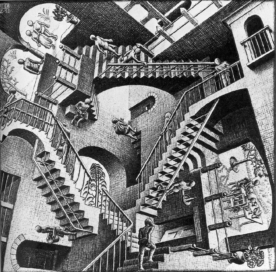 Escher: the scientist of the engravings, the alchemist of art ... Foto di scale
