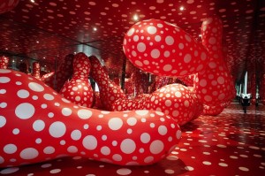 Japanese artist Yayoi Kusama's work call