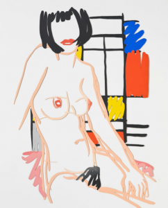 8 Monica sitting wit Mondrian 1978