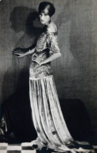 7 man-ray_peggy guggenheim in dress by paul poiret 1924