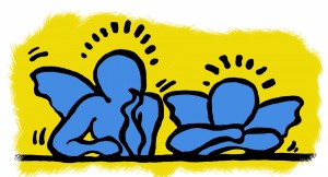 9 Keith_Haring__s_angels_by_Taka95