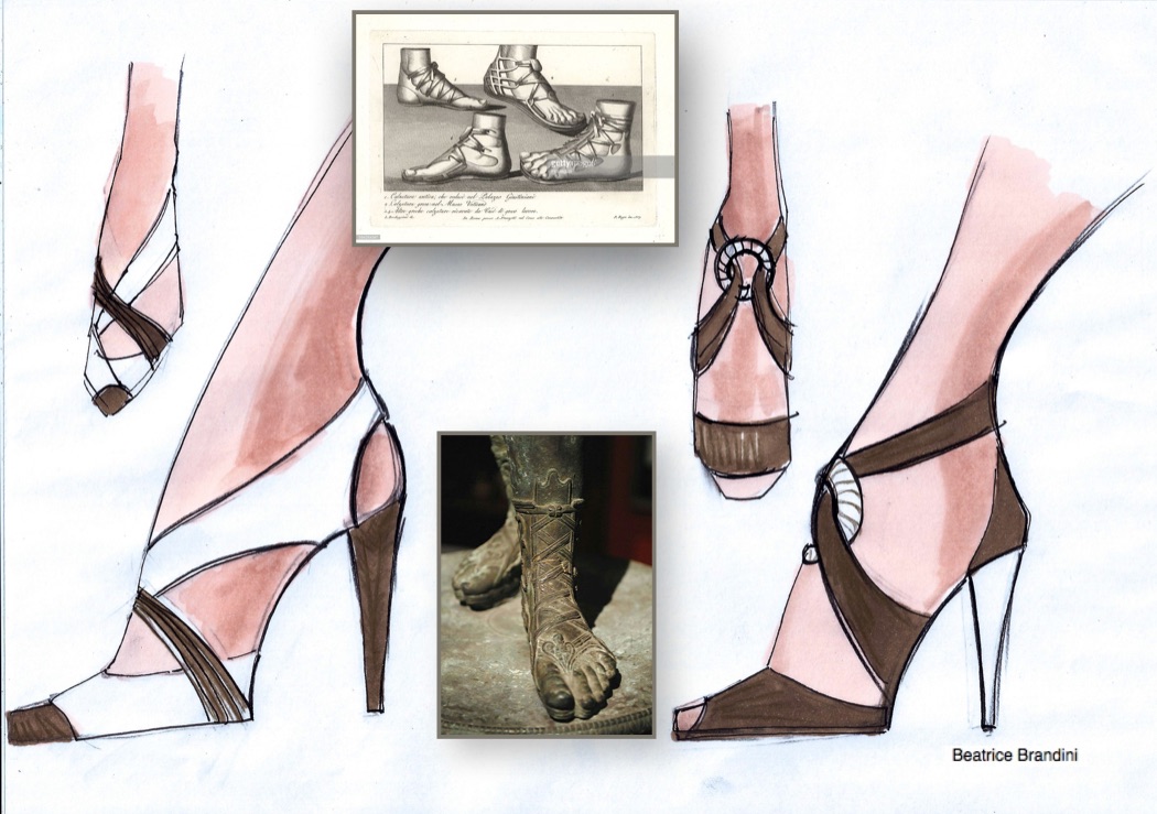 At the feet of the Gods”: the art of footwear among ancient Rome, colossal  cinema and contemporary fashion. | Beatrice Brandini Blog